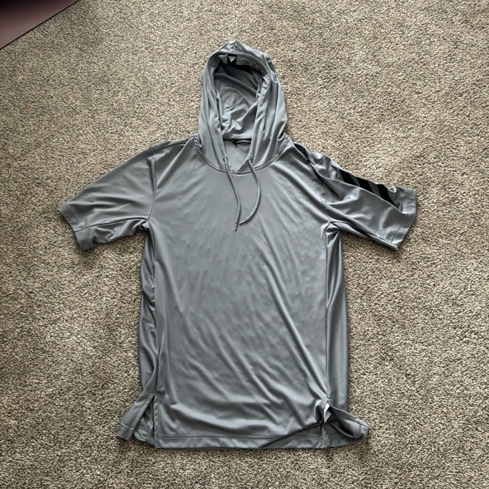 Adidas Basketball Club dry fit short sleeve hoodie